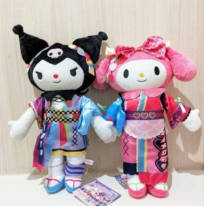 My Melody Kuromi 14.2" Plush Dolls Sanrio Kimono Outfit Japan Limited - Picture 1 of 3