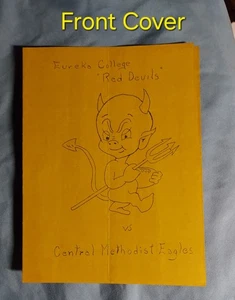 Vintage Collegiate Collectible Sports Program Eureka College Illinois 1952 - Picture 1 of 3