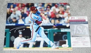 TREA TUNRER Signed PHILADELPHIA PHILLIES 8x10 Photo + JSA COA 661990 - Picture 1 of 1