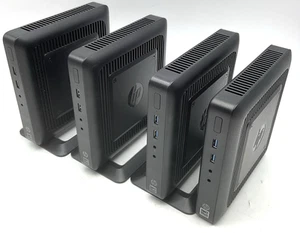 Lot de travaux * 4 HP Hewlett T520 Thin Client AMD GX-212JC 4 Go RAM 8 Go de stockage sans système d'exploitation - Photo 1/4