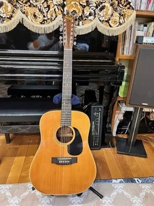 Guitarra acústica Yamaki Deluxe de 12 cuerdas con pastilla piezoeléctrica - De colección Japón - Imagen 1 de 6