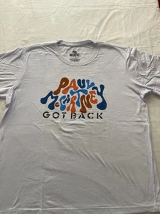 Paul McCartney Got Back Tour Tshirt Size L - Picture 1 of 5