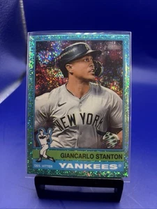 Giancarlo Stanton 2025 Topps Heritage #212 cromo azul claro brillo #DL ⭐️ - Imagen 1 de 1