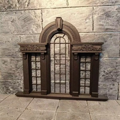 1/12 Scale Dollhouse Miniatures Furniture Door Windows Unpainted Model Decor - Image 1 of 4
