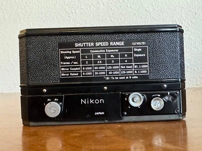 Enrolladora de accionamiento de motor Nikon F36 para F-36 - circa 1964 - en muy buen estado cosméticos tipo 3 Foto 1 de 4