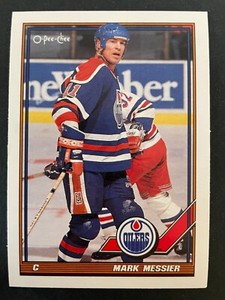 Mark MESSIER 1991-92 O-Pee-Chee Hockey #346 Edmonton Oilers