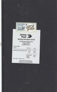 Jersey 2019 Post & Go Knots Spring STAMPEX 2019 overprint single local let - Picture 1 of 1