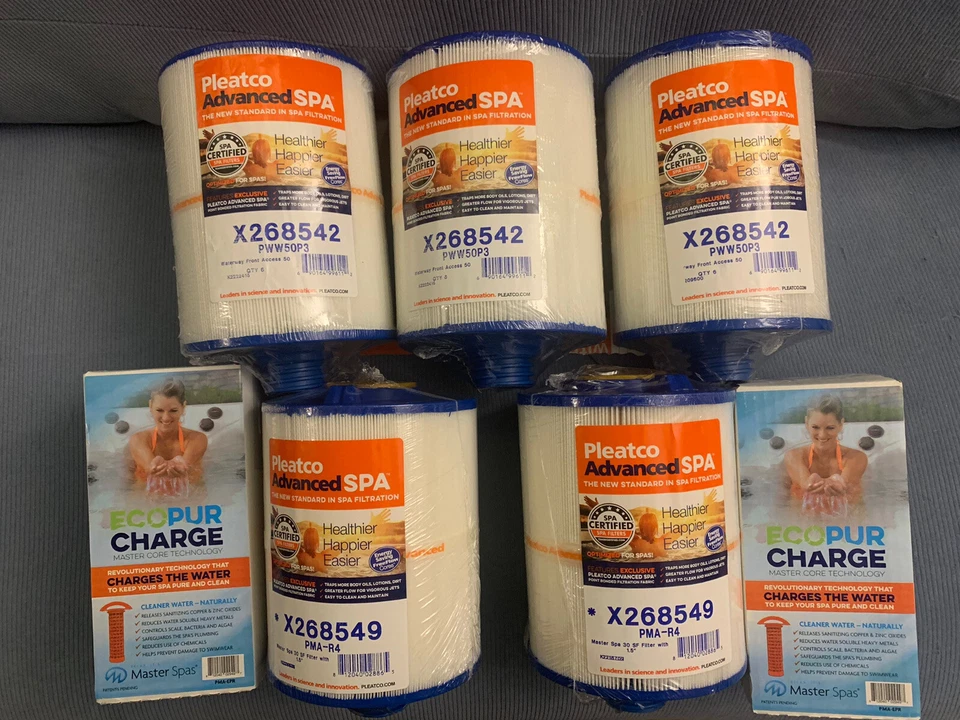 Master Spa Filters.  Momentum/Trainer 19. 7 Piece Set - Image 1 of 1