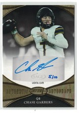 2022 SAGE Aspire Gold Chase Garbers Autograph #5/10 Raiders