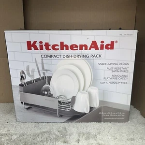 KitchenAid KE896BXCGA Expandable Dish-Drying Rack - Charcoal Gray - Picture 1 of 5