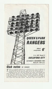 Queens Park Rangers v Guildford City 1965/66 FA Cup 2. Runde - Bild 1 von 1