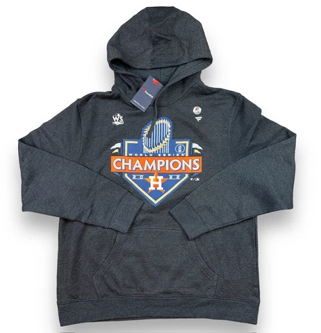 Fanatics Houston Astros 2022 World Series Champions Hoodie  Men's Size 2XL Grey Cover