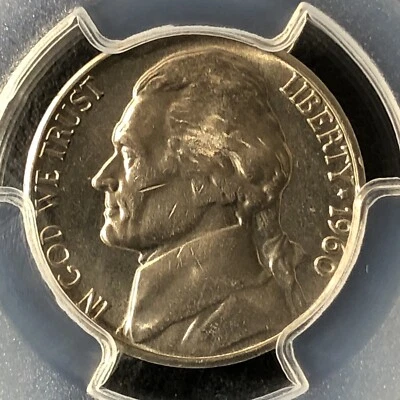 1960-D 5C Jefferson Nickel PCGS MS64       36337626 - Image 1 of 4