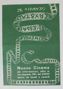 00002 52/tt Cinema Crystal Palermo - Volantino programma Gennaio 1982 - Bild 1 von 2