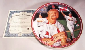 JUEGO COMPLETO DE 12 PLACAS MARK MCGWIRE RECORD 70 HR AÑO, EL INTERCAMBIO BRADFORD, NUEVO - Imagen 1 de 12