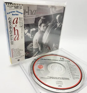 a-ha Hunting High and Low Japan Vintage CD 18P2 2666 con OBI Forever Young 1989 - Imagen 1 de 13