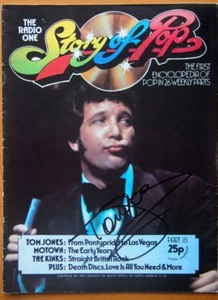 TOM JONES PERSONALLY SIGNED STORY OF POP MAGAZINE & CERTIFICATE OF AUTHENTICITY - Foto 1 di 1