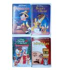 4 Vhs Children And Family Movies Mouse Hunt Beauty And The Beast Pinocchio #2