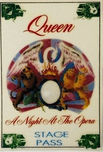 Queen A Night At The Opera Stage Pass 1976 - Picture 1 of 2