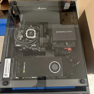 CUSTOM DIGITAL STORM Workstation PC RYZEN 7 2700X NVIDIA NVS810 16G RAM 2TB SSD - Picture 1 of 2