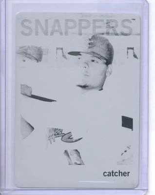 2013 Topps Heritage Minors Bruce Maxwell Black Printing Plate 1/1 Beloit Snapper - Image 1 of 2
