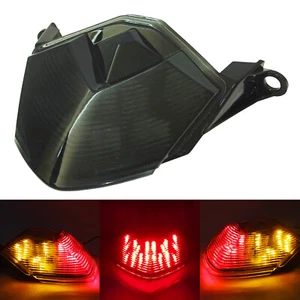 Smoke Led Integrated Tail Turn Signal Light For KAWASAKI ZX-6R ZX-10R Z750 Z1000 - Picture 1 of 11