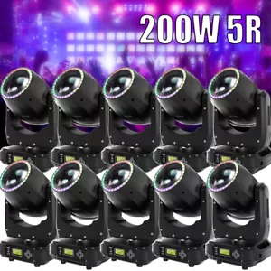 Luz principal móvil LED 200W RGBW Gobo Beam iluminación puntual de escenario DJ discoteca club DMX - Imagen 1 de 19