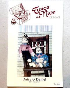 Twice As Nice Designs Schnittmuster Daisy Daniel Kühe Vintage - Bild 1 von 3