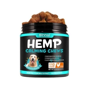 Dog Food Hemp Chews Calming Treats Dogs Anxiety Relief Treats Vet Multi Flavours - Picture 1 of 60