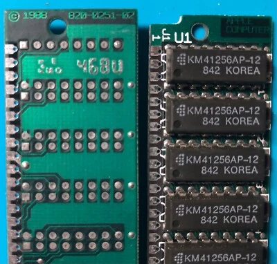 Vintage Apple RAM 820-0251-02 256KB SIMMS (Lot of 2) Tested & Working 5/11/23 - Image 1 of 2