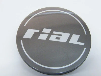 Original RIAL Nabenkappe hellgrau Titan N 50 Nabendeckel Felgenkappe N50 - Bild 1 von 3