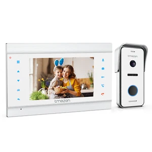 TMEZON Video Türsprechanlage Gegensprechanlage Türklingel Kamera 7"Monitor 1080P - Bild 1 von 8