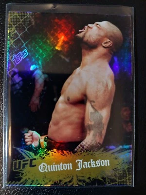 Quinton Jackson #37 2010 UFC Main Event Thick Gold Parallel - Image 1 of 2