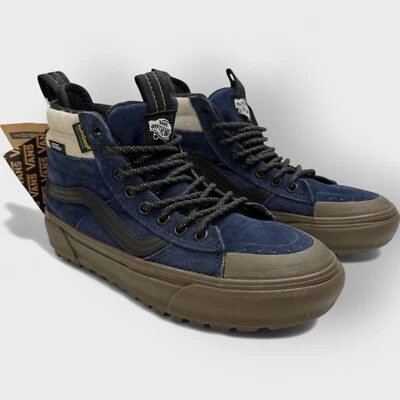 Botas de invierno Vans SK8-Hi MTE-2 utilitarias de goma azul marino caqui para mujer 5,5 nuevas con etiquetas Foto 1 de 4