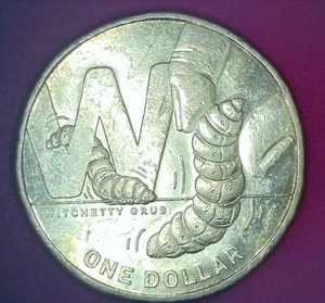 2021 Letter 'W' (Witchetty Grub) $1 One Dollar , Great Aussie Coin Hunt 2 #15 - Picture 1 of 1