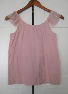 GAP KIDS: Camiseta sin mangas para niñas con correas de tul - Talla XL - Rosa - Imagen 1 de 4