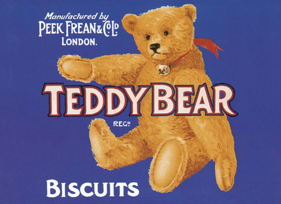 Mini-Blechschild Teddy Bear, 11 x 8 cm - Bild 1 von 1