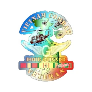 Holografische gestanzte Aufkleber - Vietnam Kampf AVN Tierarzt Türschütze - Luftangriff - Bild 1 von 2