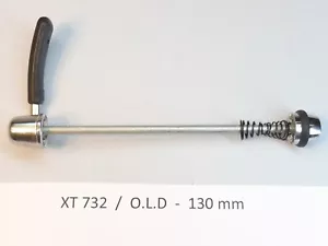 Brocheta de liberación rápida Shimano Deore XT 732 / 130 mm - Nuevo de Lote Antiguo Mtb Retro - Imagen 1 de 4