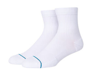 Stance Icon Quarter Classic White Ankle Socks A356A21IQT-WHT