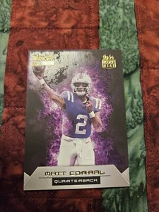 MATT CORRAL - 25/25 - 2022 WILD CARD MATTE NATIONAL PROMO CARD #RHN-16  OLE MISS - Picture 1 of 2