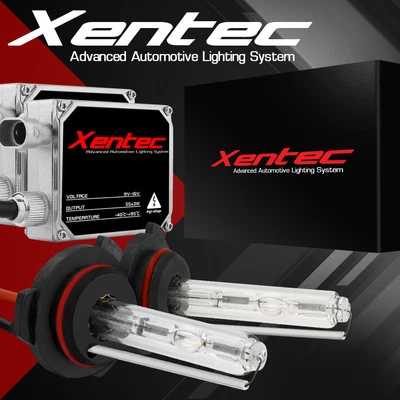 55W HID Xenon Headlight Conversion KIT H1 H3 H4 H7 H9 H13 9005 9006 9004/7 Bulbs - Image 1 of 4