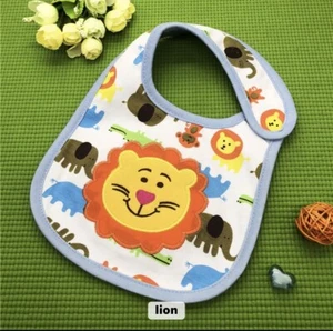 Baby Drool Bib, Colorful Absorbent Cotton Teething Towel, Waterproof Baby Bib - Picture 1 of 5