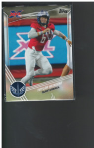 B3035- 2020 Topps XFL Football Card #s 1-175 -You Pick- 10+ FREE US SHIP