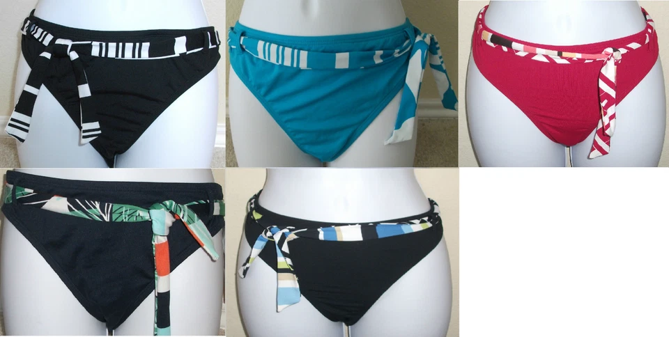 NUEVO CON ETIQUETAS Original JAG Traje de Baño Bikini Parte Inferior Pantalón con Cinturón Extraíble, Talla S, M, XL, L Foto 1 de 1