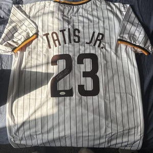 Fernando Tatis Jr Signed Jersey (JSA COA) White San Diego Padres Custom Baseball - Picture 1 of 4