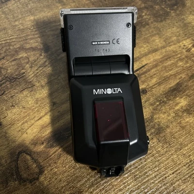 Minolta Program 3600 HS-D Shoe Mount Speedlight Flash - Image 1 of 4