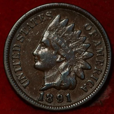 1891 Philadelphia Mint Indian Head Cent - Image 1 of 2