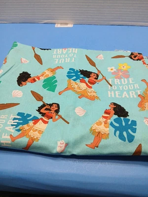 Disney Moana True To Your Heart 100% Cotton Fabric  36" x 44" - Image 1 of 3