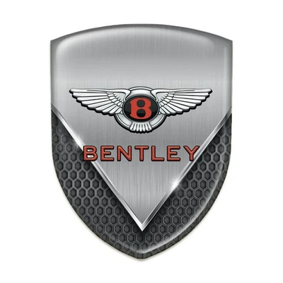 1 pieza Todos los tamaños Escudo Epoxi Bentley Emblema Logo Adhesivo Calcomanía Ajuste Automático Foto 1 de 4